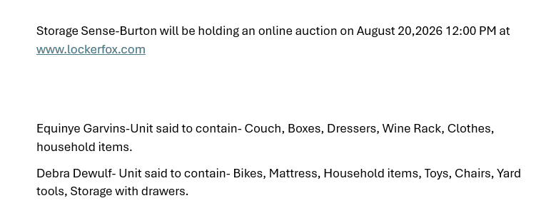 Auction Ad