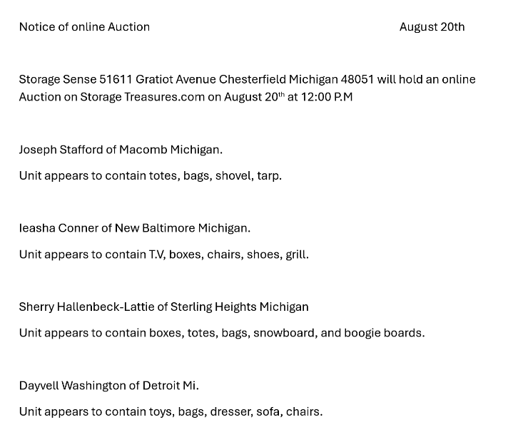 Auction Ad
