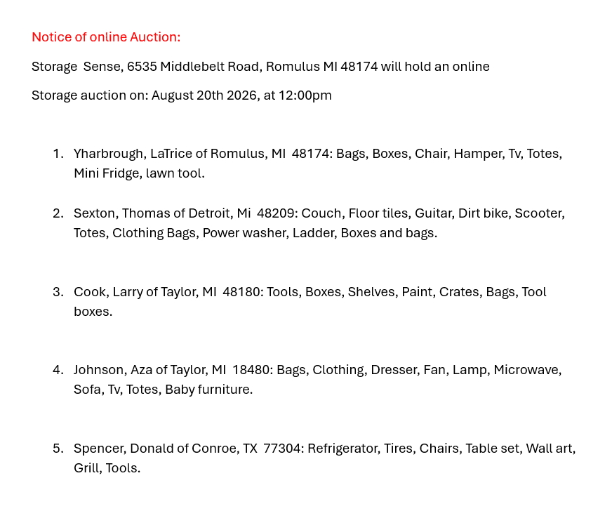 Auction Ad