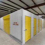 Indoor climate-controlled storage units