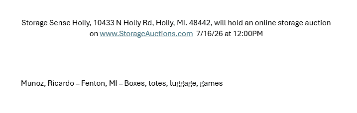 Auction Ad