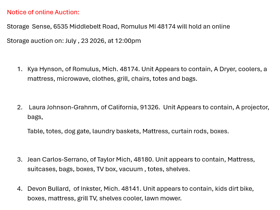 Auction Ad