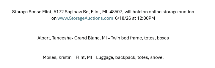 Auction ad