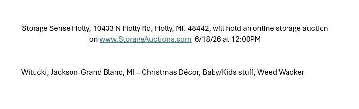Auction Ad