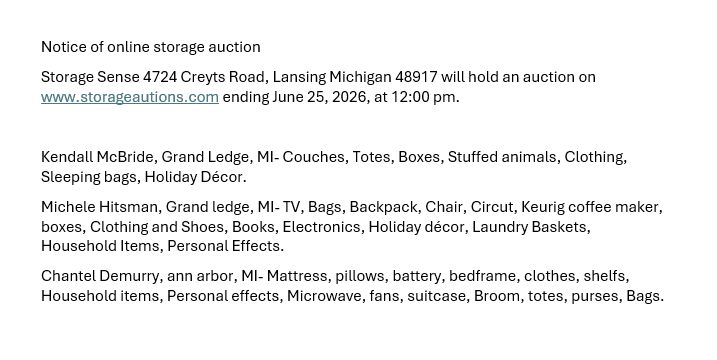 Auction Ad