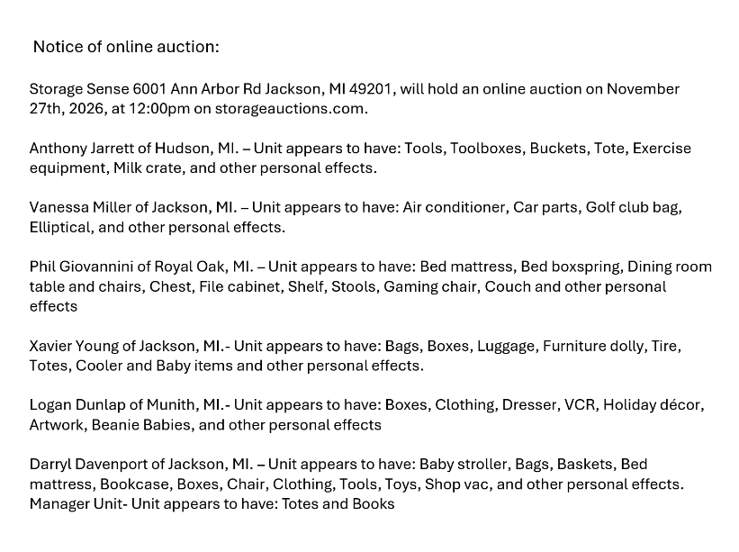 Auction ad