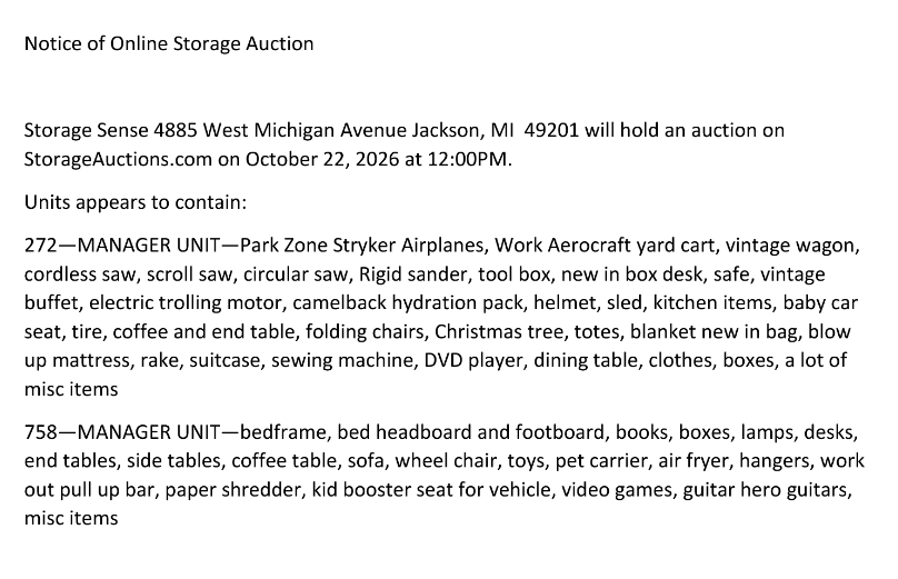 Auction Ad