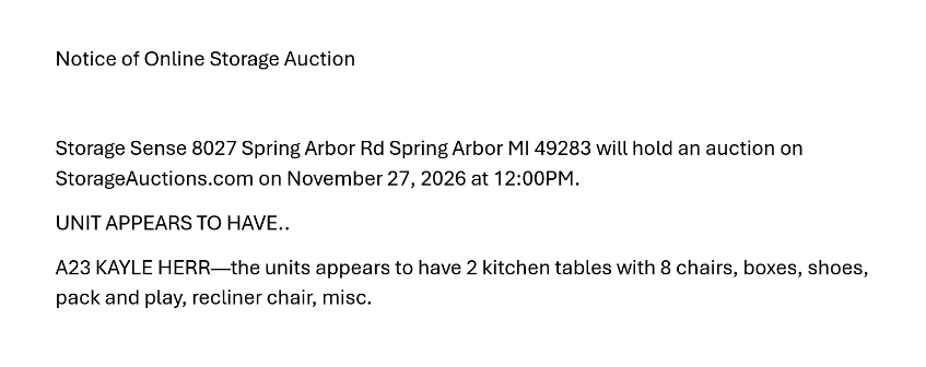 Auction Ad