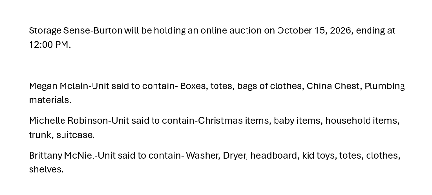 Auction Ad