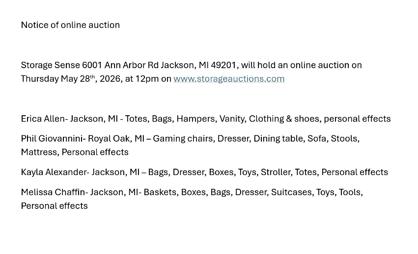 auction ad