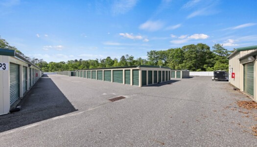 drive-up storage units at Storage Sense in Ocean View, NJ