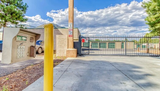 Access gate at Storage Sense in Flagstaff, AZ