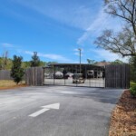 Access gate at Storage Sense in Wando, SC