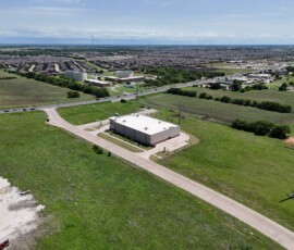 Aerial of self storage facility