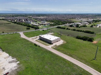 Aerial of self storage facility