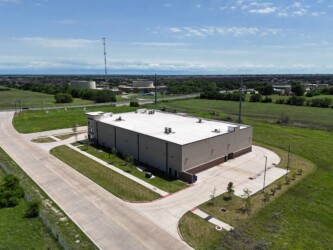 Aerial of self storage facility