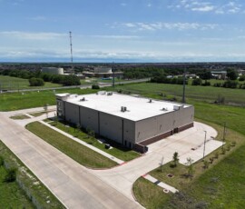 Aerial of self storage facility
