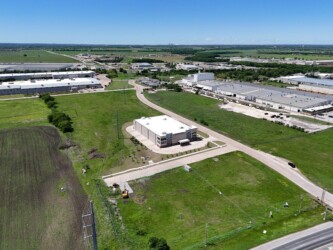 Aerial of self storage facility