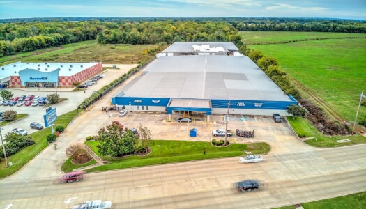 Aerial View Bossier City LA Storage Facility