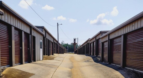 Drive-up storage units