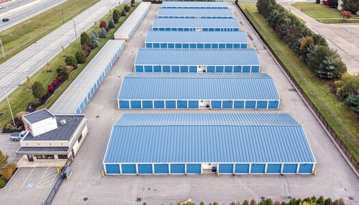 Aerial View of Storage Sense in Mentor OH