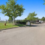 front gate at Storage Sense on Pocahontas Trail in Williamsburg VA