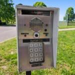 keypad access to front gate at Storage Sense on Pocahontas Trail in Williamsburg VA