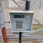 gate code entry to Storage Sense at 1971 Quality Boulevard in Huntsville TX