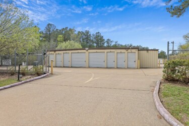 drive-up storage units at Storage Sense at 2000 Quality Blvd in Huntsville TX