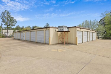 drive-up storage units at Storage Sense at 2000 Quality Blvd in Huntsville TX