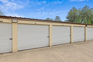 drive-up storage units at Storage Sense at 2000 Quality Blvd in Huntsville TX