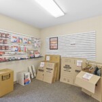 storage supplies sold in office at Storage Sense on Richmond Road in Williamsburg VA