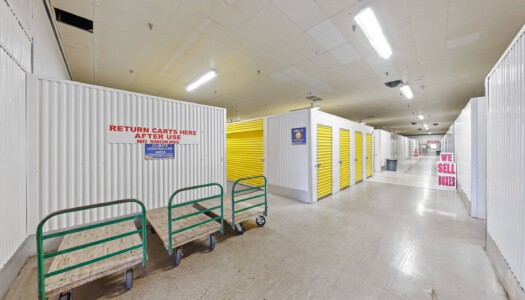 moving carts at Storage Sense in Groves TX