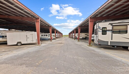 RV storage at Storage Sense in Groves TX