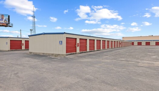drive-up storage units at Storage Sense in Groves TX