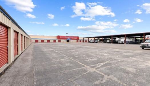 drive-up storage units at Storage Sense in Groves TX
