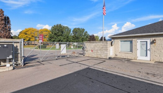 front gate of Storage Sense in Romulus, MI