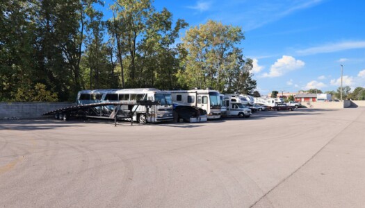 vehicle storage units at Storage Sense in Romulus, MI