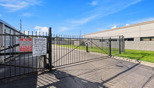 front gate access at Storage Sense in Wayne, MI