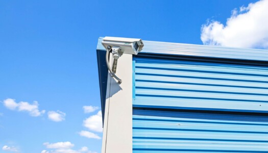security camera at Storage Sense in Wayne, MI