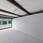 inside a storage unit at Storage Sense in Frazer, PA