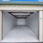 inside a storage unit at Storage Sense in Frazer, PA