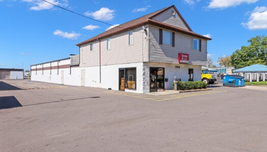 front of Storage Sense in Livonia, MI