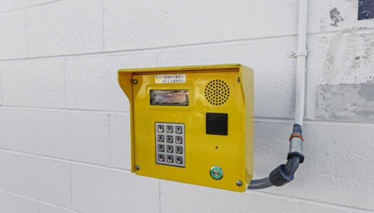 keypad access to front gate at Storage Sense in Livonia, MI
