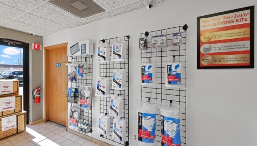 storage supplies sold in office at Storage Sense in Livonia, MI