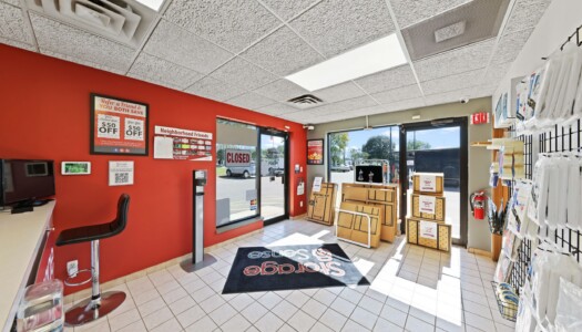 boxes sold in office at Storage Sense in Livonia, MI