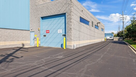 drive-thru loading area at Storage Sense in Orion Township, MI
