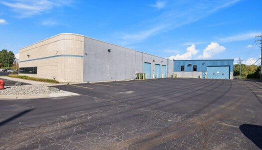 drive-thru loading area at Storage Sense in Orion Township, MI