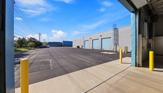drive-thru loading area at Storage Sense in Orion Township, MI