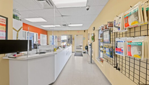storage office at Storage Sense in Bossier City, LA